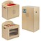 Emma and Oliver Children's Wooden Kitchen Set-Stove/Sink/Refrigerator for Commercial or Home Use